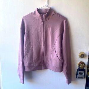 NWT Zella Women's Cowl Neck Jacket in Soft Purple
